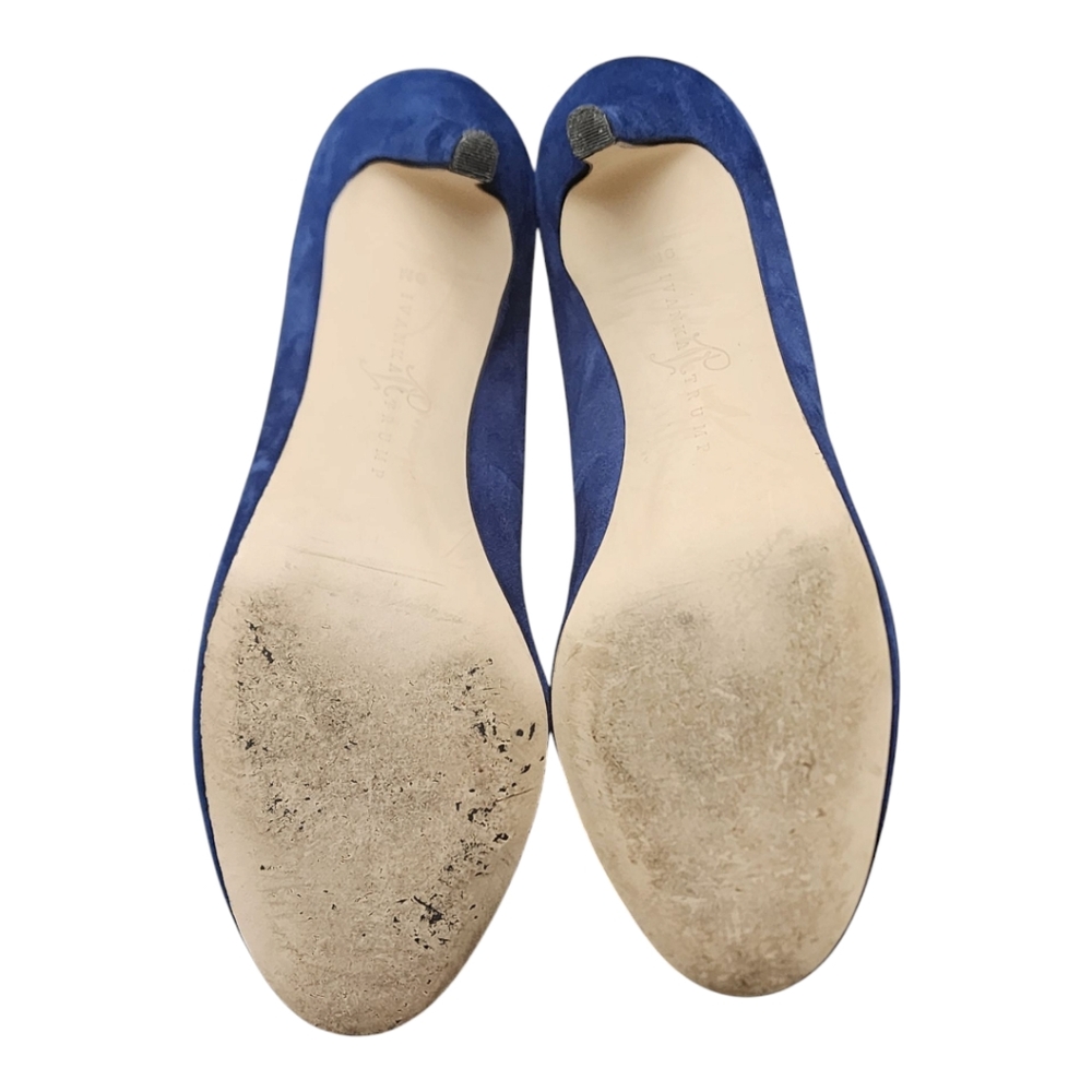 Ivanka Trump Blue Women's Suede Pumps Size 9 - Picture 7 of 10